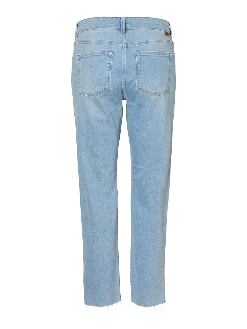 Noisy May Damen Jeans NMJENNA NW STRGHT ANK KI013LB - Straight Fit - Blau - Light Blue Denim