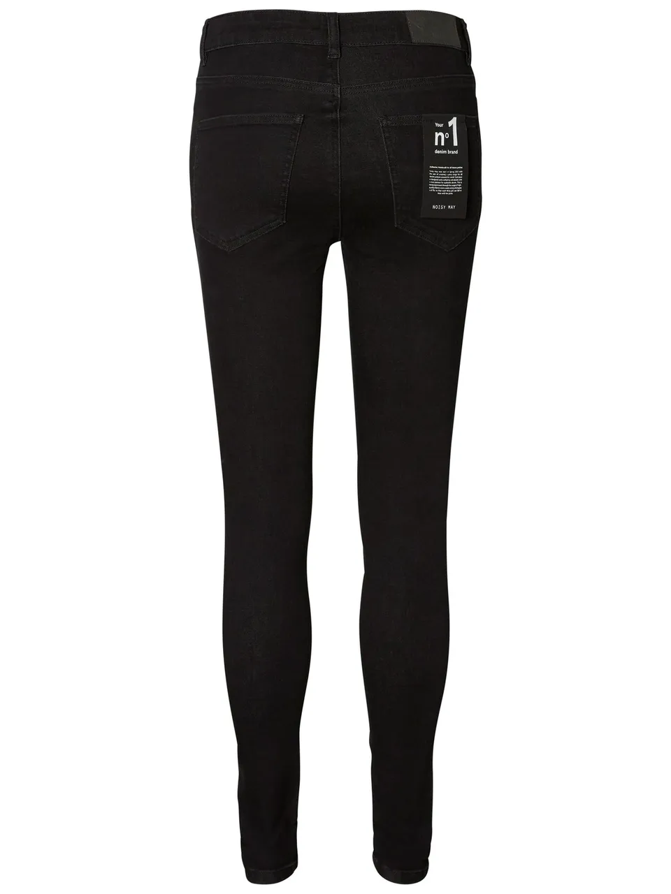 Noisy May Damen Jeans NMLUCY NW S.S. COFFEE JEANS GU009BL - Slim Fit - Schwarz - Black