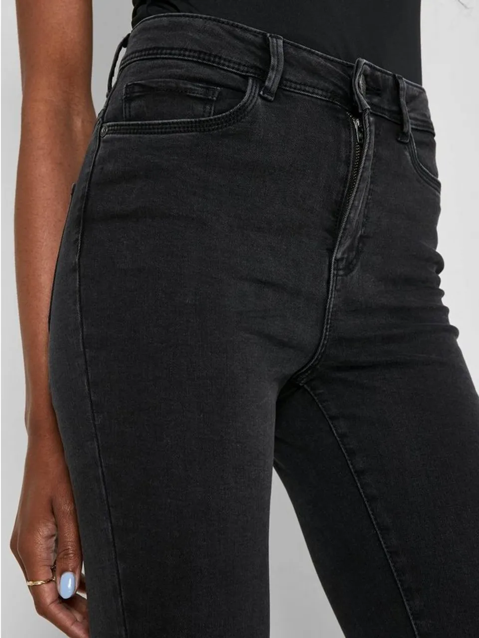 Noisy may High-waist-Jeans (1-tlg) Plain/ohne Details