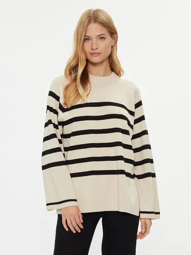 Noisy May Pullover 27027534 Beige Relaxed Fit