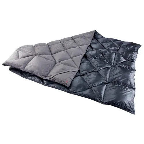 Nordisk - Kiby Packable Down Travel Blanket - Decke Gr 200 x 140 cm grau/blau