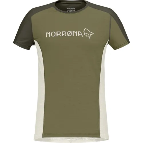 Norrona Falketind Equaliser Merino T-Shirt - T-Shirt - Damen Olive Drab L