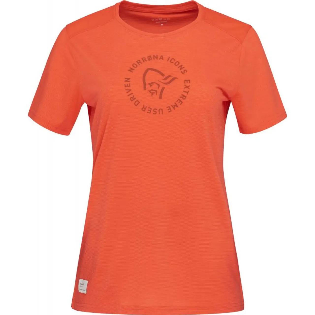 Norrona Svalbard Wool T-Shirt - Damen Orange Alert M