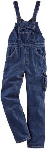 Northern Country Latzhose Worker Jeans (aus 100% Baumwolle, robuster Jeansstoff, comfort fit) mit dehnbarem Bund, 11 Taschen, strapazierfähig und lang...