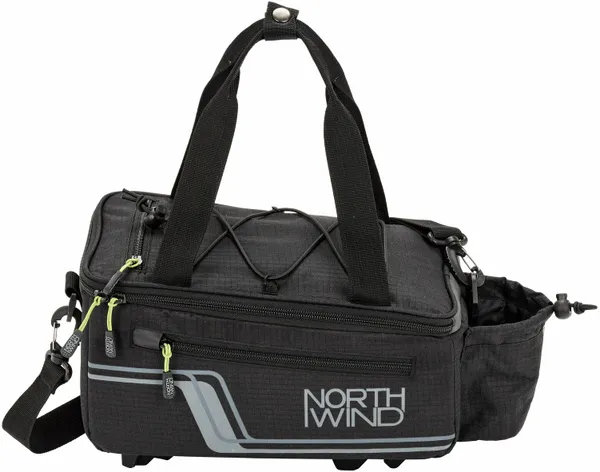 Northwind Gepäckträgertasche Smartbag One4All MonkeyLoad-T grau/lime