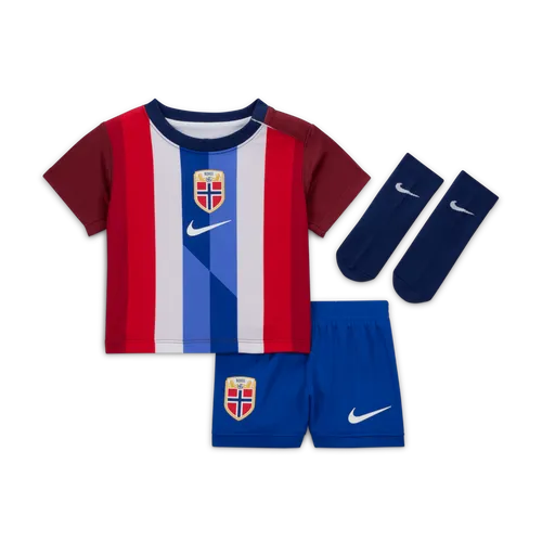 Norway 2024 Stadium Home Dreiteiliges Nike Replica Fußballtrikot-Set für Babys und Kleinkinder - Rot