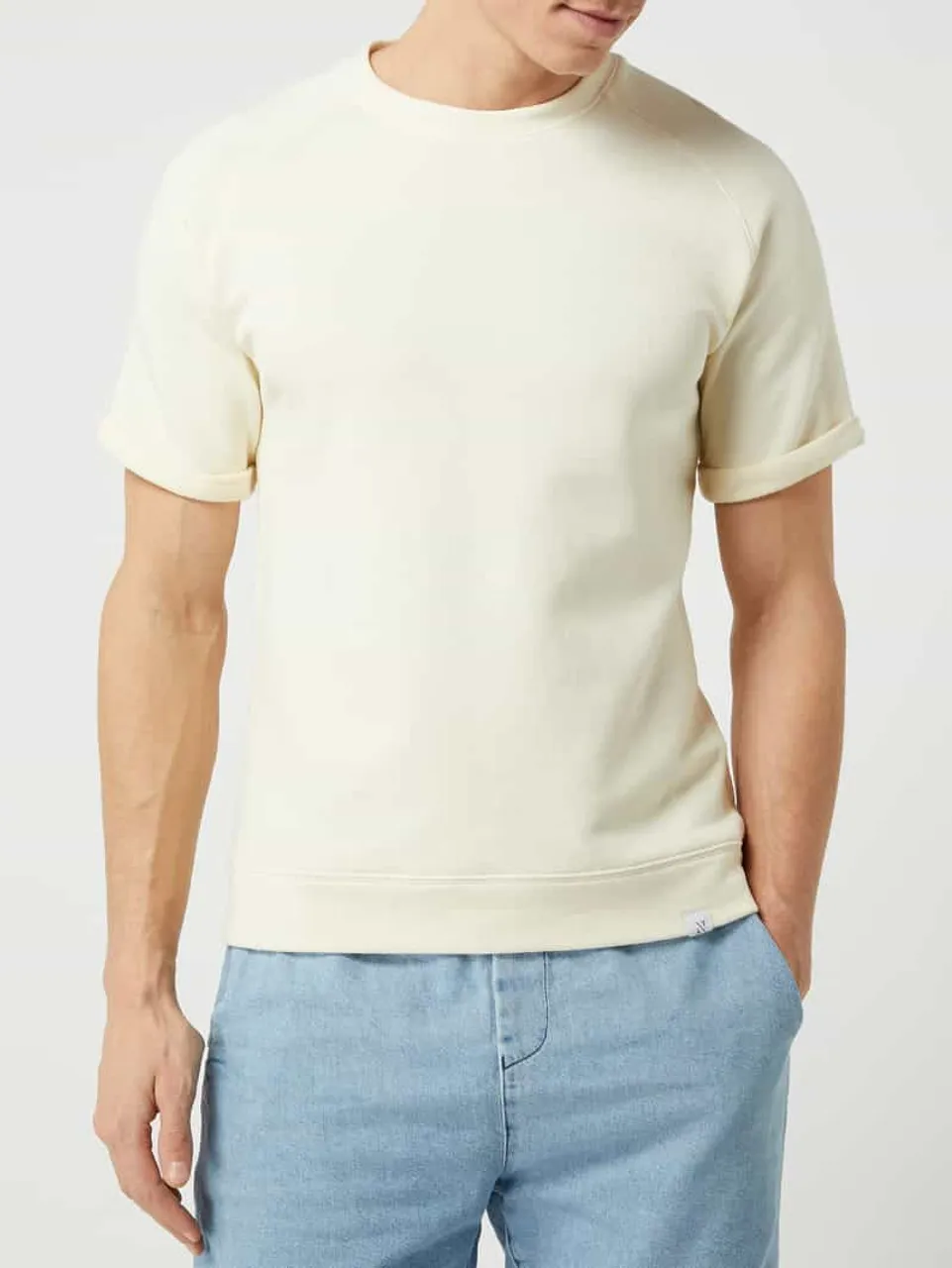 NOWADAYS T-Shirt aus Baumwolle in Offwhite