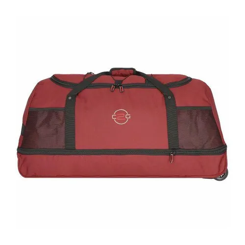 Nowi 2 Rollen Reisetasche 61 cm mit Dehnfalte rot