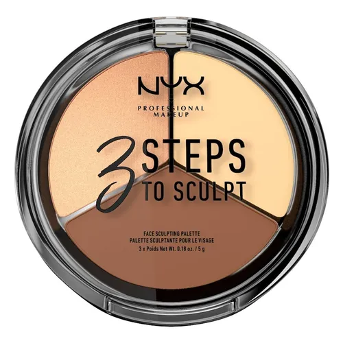 NYX Professional Makeup - Default Brand Line 3 Steps To Sculpt Puder 5 g LIGHT - LIGHT
