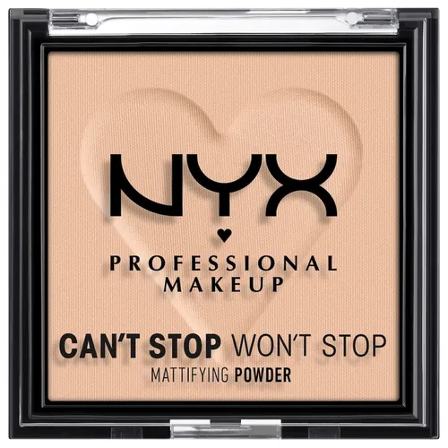 NYX Professional Makeup - Default Brand Line Can't Stop Won't Stop Mattifying Powder Puder 6 g Light Medium 03