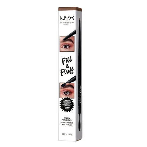 NYX Professional Makeup - Default Brand Line Fill & Fluff Eyebrow Pomade Pencil Augenbrauenstift 0.2 g Nr. 3 - Auburn