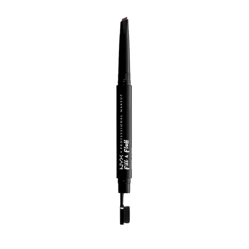 NYX Professional Makeup - Default Brand Line Fill & Fluff Eyebrow Pomade Pencil Augenbrauenstift 0.2 g Nr. 4 - Chocolate