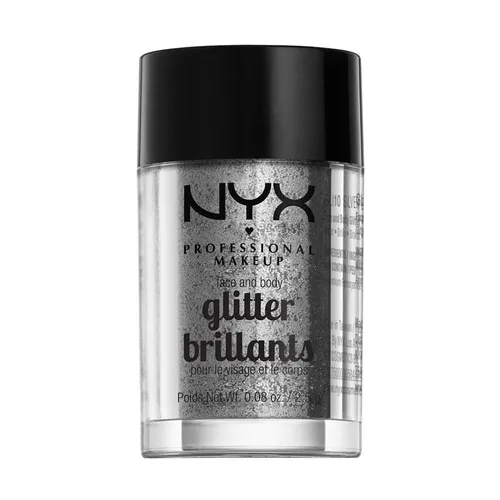 NYX Professional Makeup - Pride Makeup Face & Body Glitter Lidschatten 2.5 g Silver