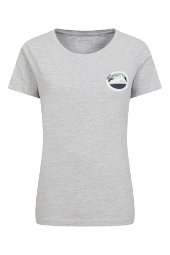 Oban Tree Ring Bio-Baumwoll Damen T-Shirt - Grau