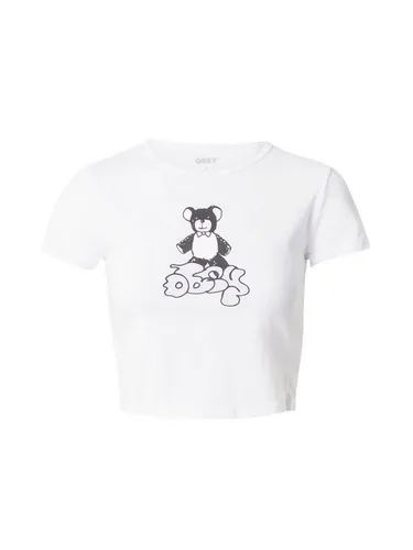 OBEY T-Shirt TEDDY BEAR (1-tlg) Plain/ohne Details