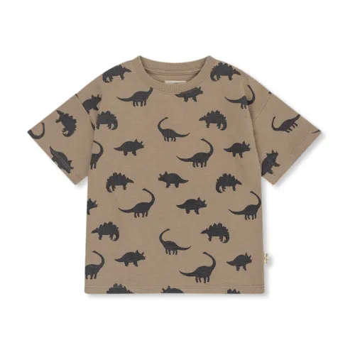 Obi T-Shirt mit Dinosauriern Konges Sløjd
