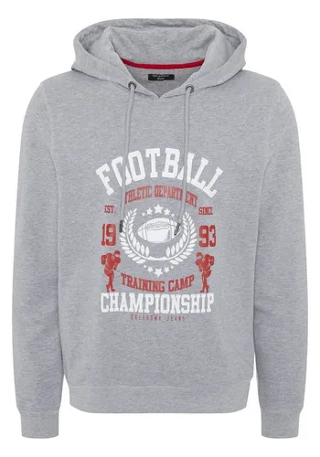 Oklahoma Jeans Kapuzensweatshirt mit Football Frontprint