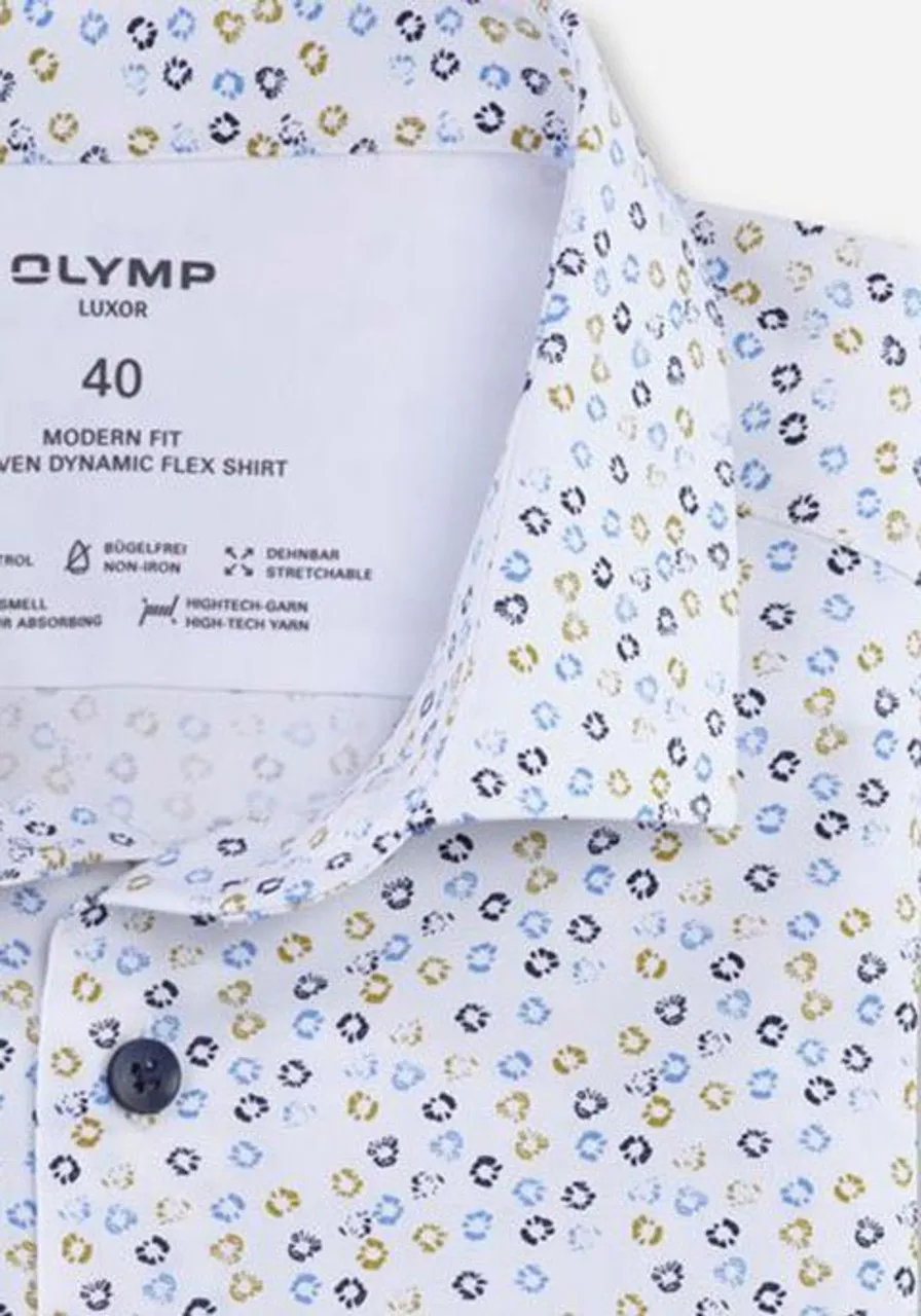 OLYMP Kurzarmhemd in 24/7 Dynamic Flex Quality