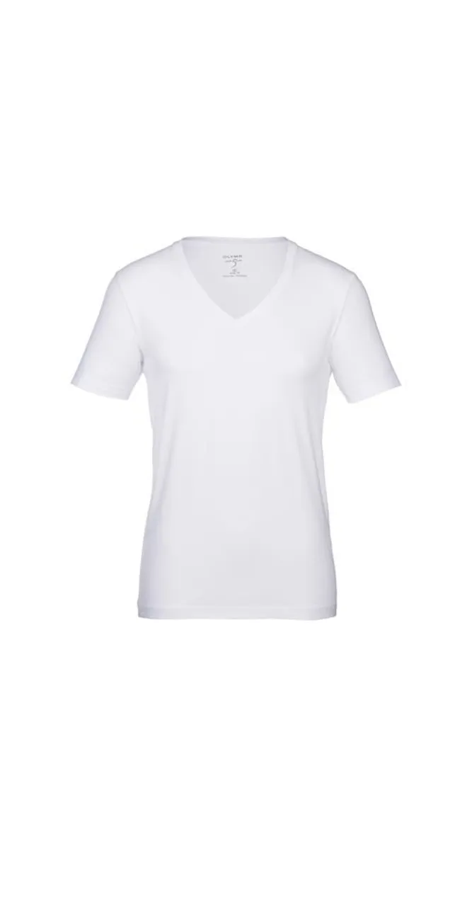 zum Level - fit V-Ausschnitt, T-Shirt vergleichen Olymp Ideal Five Preise 0801-12-00 body Unterziehen