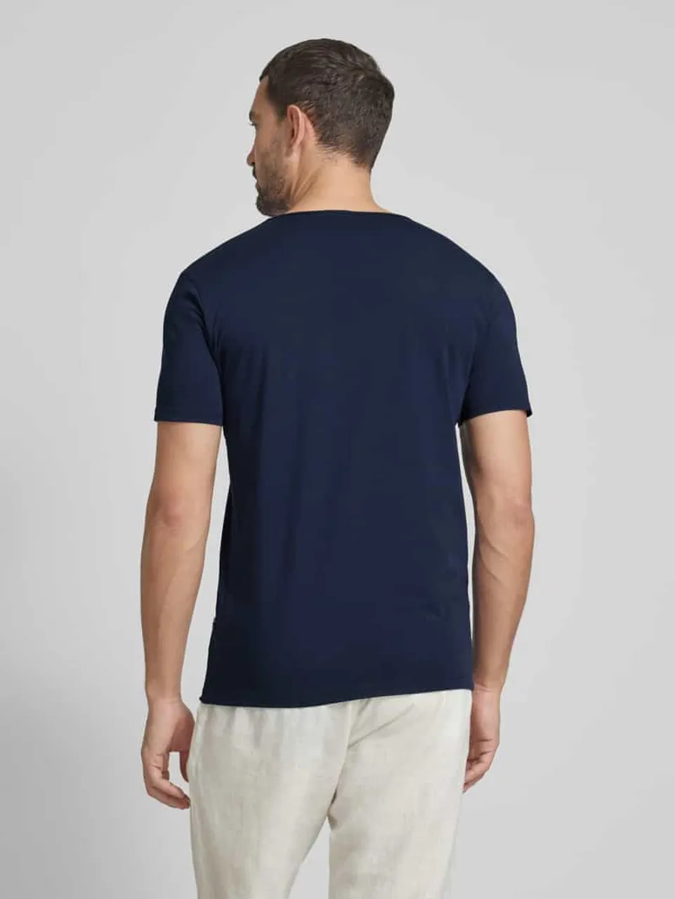 OLYMP Level Five T-Shirt mit Rundhalsausschnitt in Marine