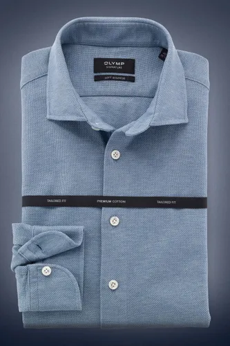 OLYMP SIGNATURE Tailored Fit Hemd bleu, 0