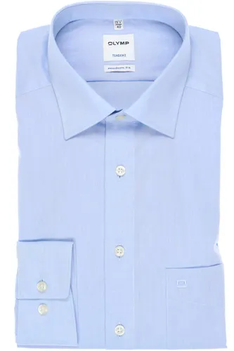 OLYMP Tendenz Modern Fit Hemd bleu, Einfarbig