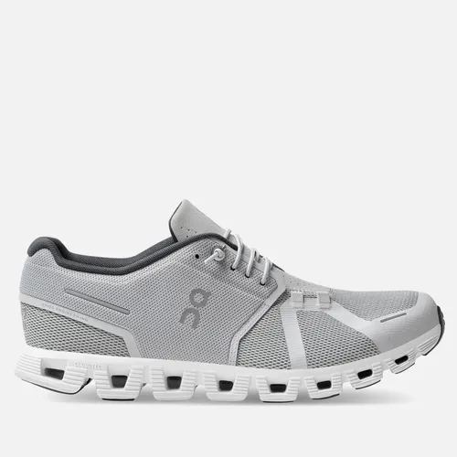 ON Men's Cloud 5 Running Trainers - Glacier/White