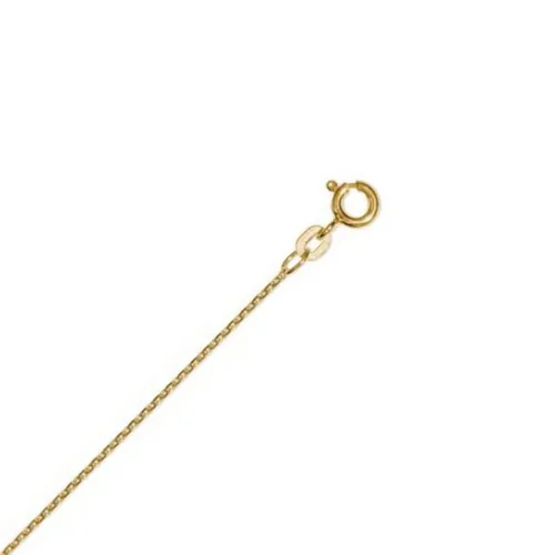 ONE ELEMENT Goldkette Halskette aus 333 Gelbgold Ø 1,20 mm, Damen Gold Schmuck Rundankerkette