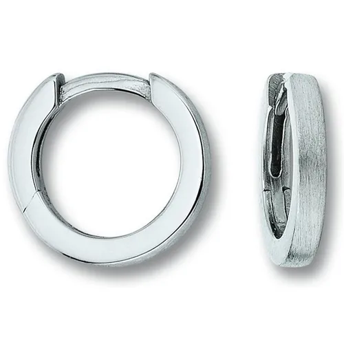 ONE ELEMENT Paar Creolen Ohrringe Creolen aus 925 Silber Ø 11,5 x 1,8 mm, Damen Silber Schmuck