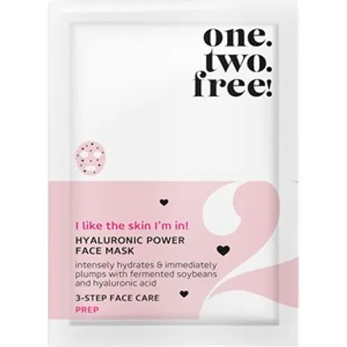 One.two.free! Gesichtspflege Hyaluronic Power Face Mask Feuchtigkeitsmasken Damen