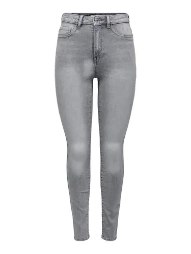ONLY Damen Jeans 15292693 Medium Grey Denim S-32