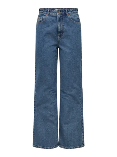 Only Damen Jeans ONLCAMILLE LIFE EX HW WIDE - Flared Fit - Blau - Schwarz