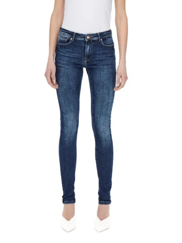 Only Damen Jeans ONLPUSH SHAPE ZG683 - Skinny Fit - Blau - Dark Blue Denim