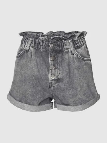 Only Jeansshorts im 5-Pocket-Design Modell 'CUBA' in Anthrazit