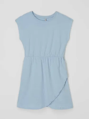 Only Jerseykleid in Wickel-Optik Modell 'May' in Bleu