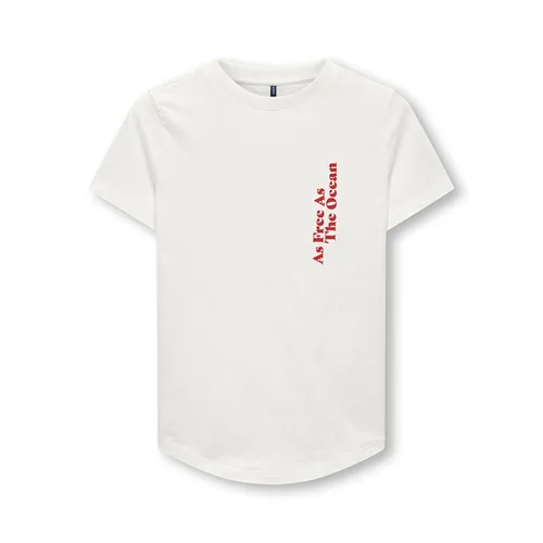Only Jungen Lau Ocean T-Shirts Weiß