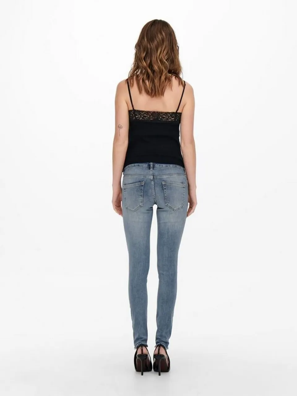ONLY MATERNITY Skinny-fit-Jeans Blush (1-tlg) Plain/ohne Details, Weiteres Detail