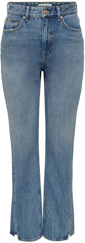 Only ONLBillie Ex HW Str Slit DNM DOT025 Jeans blau in W25L32