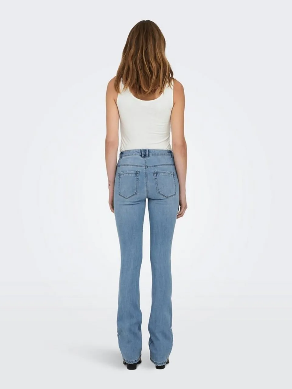 ONLY Regular-fit-Jeans PAOLA (1-tlg) Plain/ohne Details