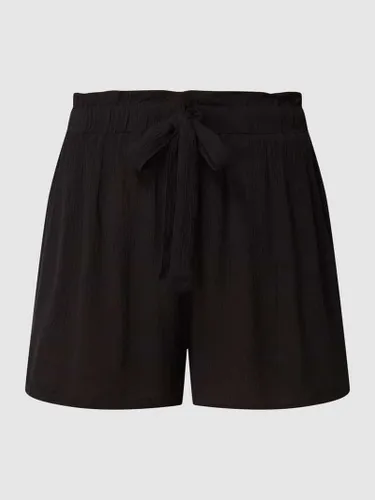 Only Shorts aus Viskose Modell 'Romina' in Black