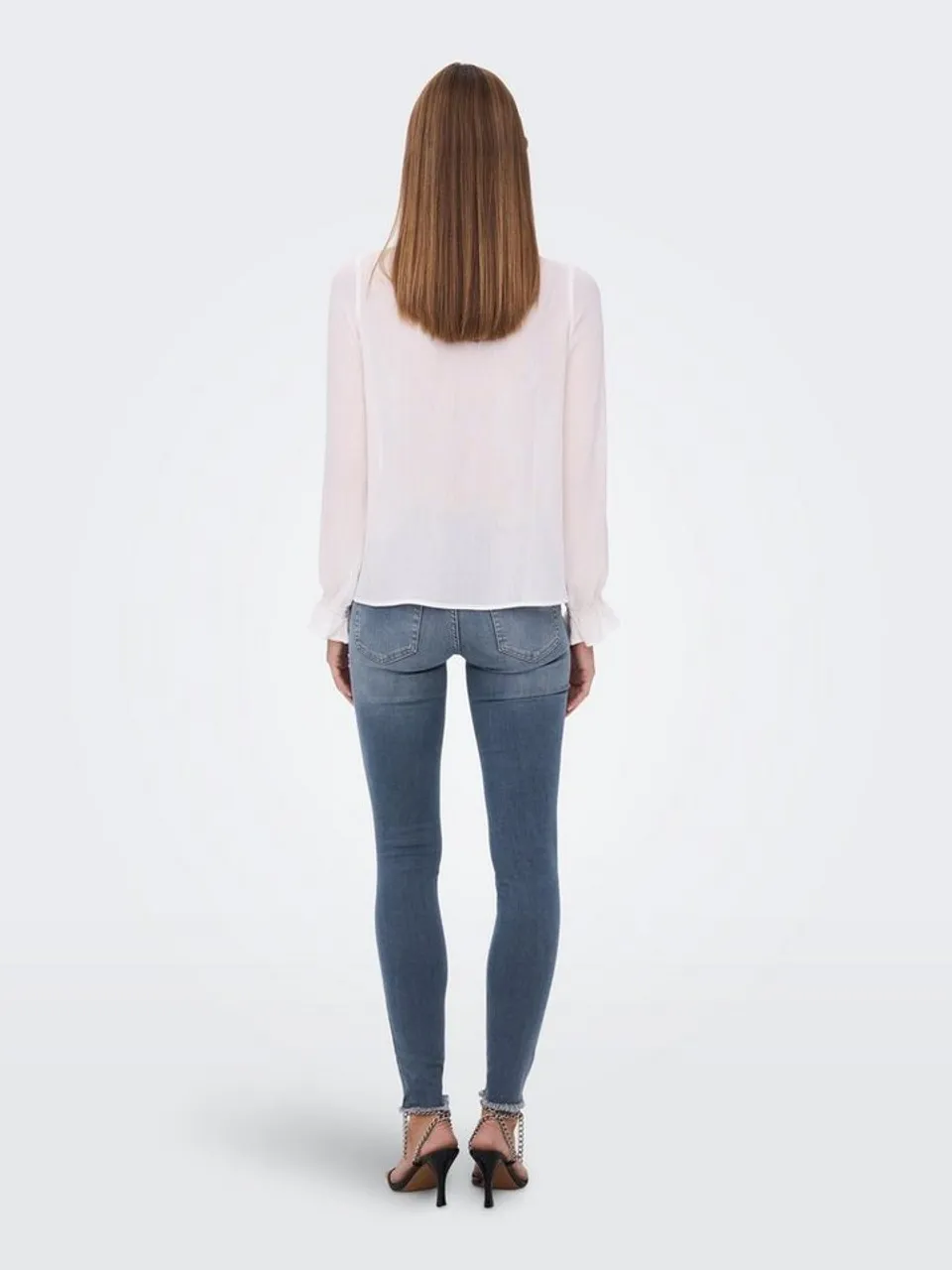 ONLY Skinny-fit-Jeans Damen Jeans ONLBLUSH MID SK ANK RW DNM REA231