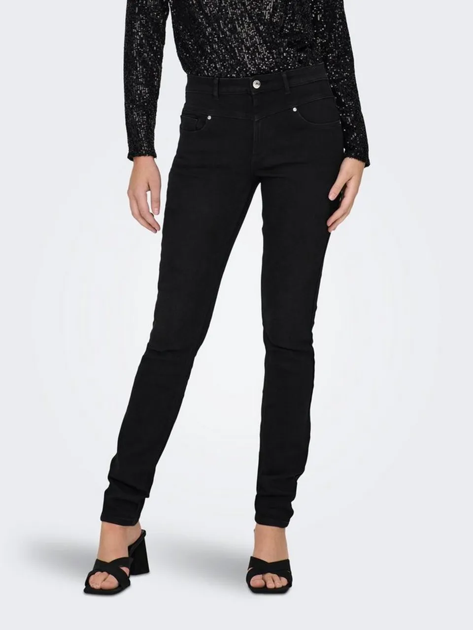 ONLY Skinny-fit-Jeans ROYAL-DAISY (1-tlg) Plain/ohne Details, Weiteres Detail