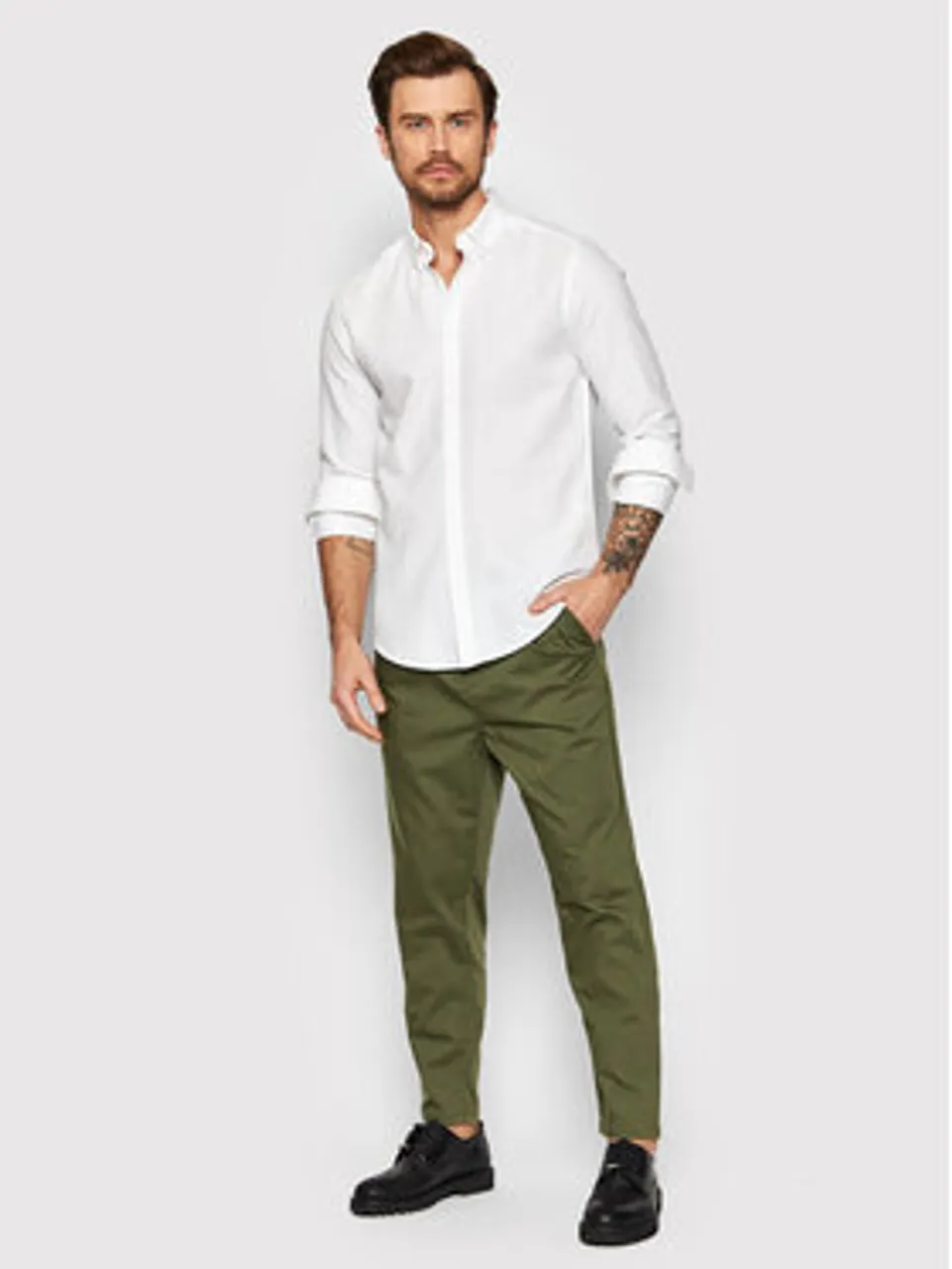 Only & Sons Chinos Dew 22021486 Grün Relaxed Fit