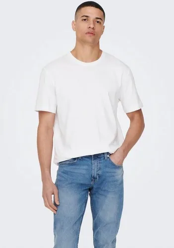 ONLY & SONS Rundhalsshirt ONSMAX LIFE SS STITCH TEE NOOS