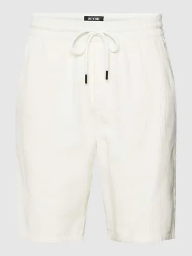 Only & Sons Shorts aus Cord Modell 'LINUS' in Weiss