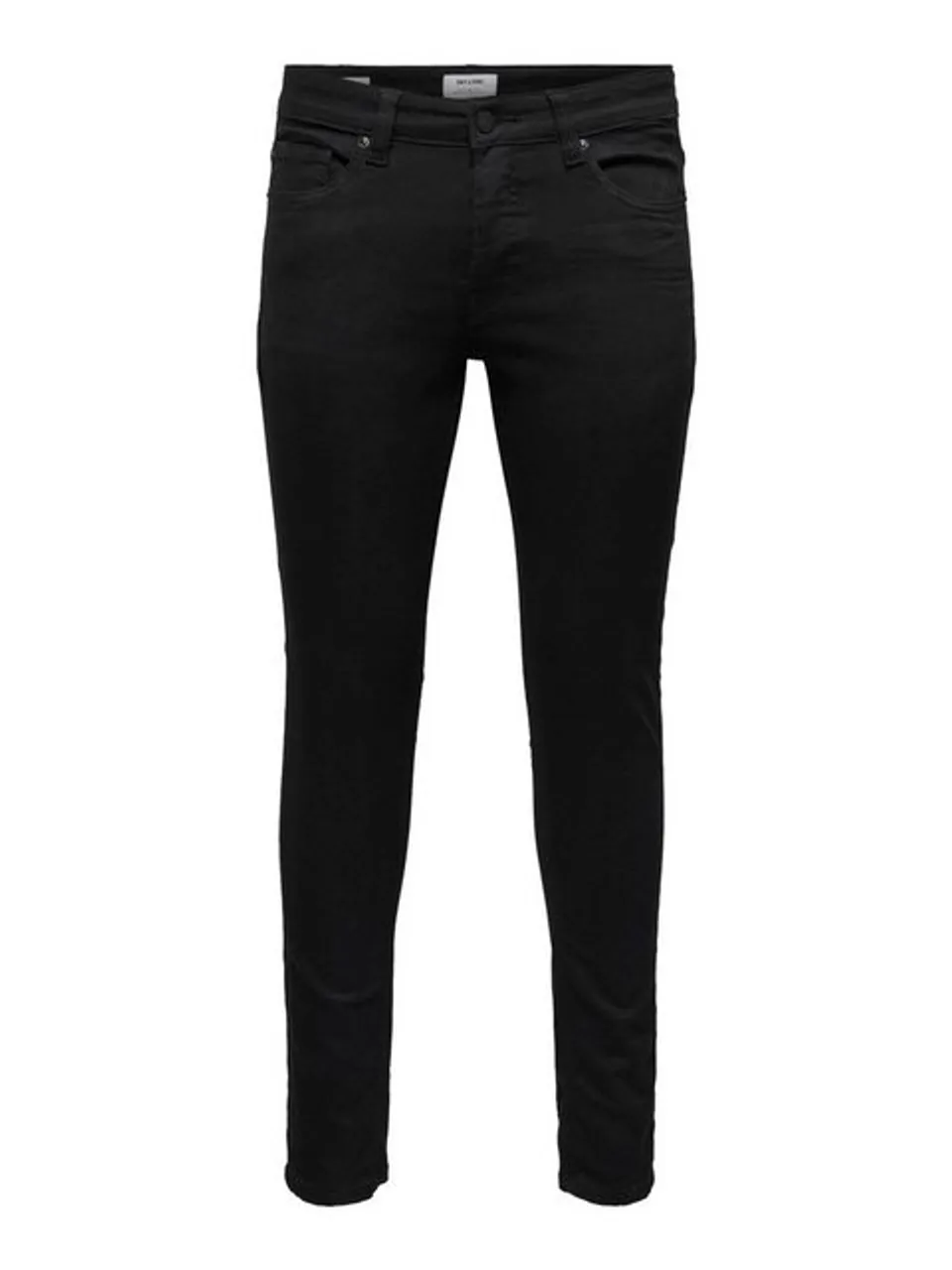 ONLY & SONS Slim-fit-Jeans Skinny Fit Jeans Basic Denim Hose Stoned Washed Pants ONSWARP (1-tlg) 3977 in Schwarz