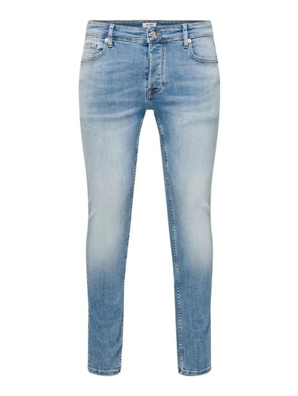 ONLY & SONS Slim-fit-Jeans Skinny Fit Jeans Basic Hose Denim Pants ONSWARP 4793 in Blau