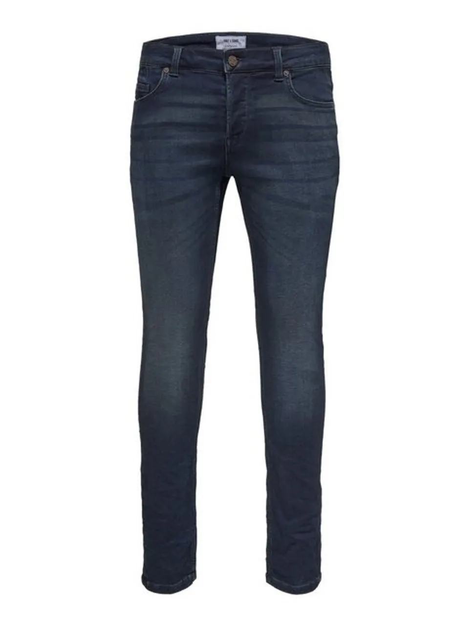 ONLY & SONS Slim-fit-Jeans Slim Fit Jeans Basic Hose Denim Pants ONSLOOM Stoned Washed (1-tlg) 3968 in Blau-4