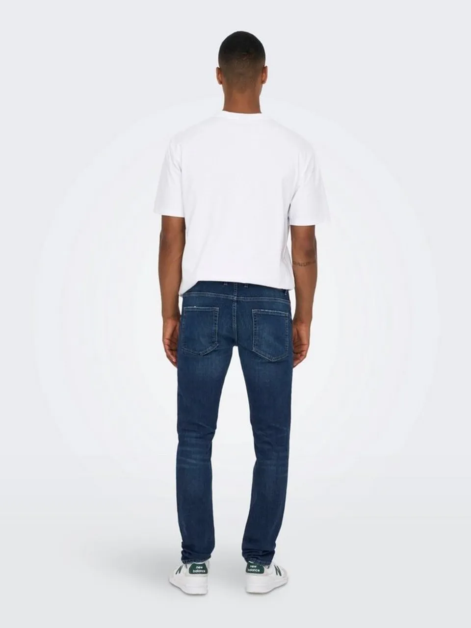 ONLY & SONS Slim-fit-Jeans Slim Fit Jeans Basic Hose Denim Stretch Pants ONSLOOM (1-tlg) 3969 in Dunkelblau