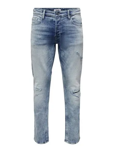 ONLY & SONS Slim-fit-Jeans Slim Fit Jeans Basic Hose Denim Stretch Pants ONSLOOM (1-tlg) 3969 in Hellblau-2